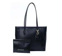 Mervokl Sac à Main Cabas Fourre-Tout Femme Grande Taille - Sac Porté Epaule Cours Lycée Travail Business Format A4 - Sac Simili Cuir Shopper - Noir