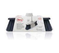Mery - Balai Anti-Choc pour Toutes Surfaces, Attrape-Poussière sans Traces, Rosace Universelle, Grey