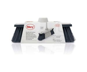 Mery - Balai Anti-Choc pour Toutes Surfaces, Attrape-Poussière sans Traces, Rosace Universelle, Grey