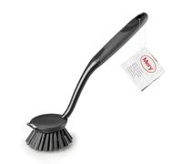 Mery | Brosse de Cuisine | Brosse pour Ustensiles | Pour Nettoyer les Poêles, Casseroles, Éviers de Cuisine | Non Rayante | Gris Foncé, Dimensions : 27 x 6 x 3.8 cm