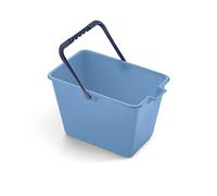 Mery | Mini Seau | Seau Multi-Usage | Seau de Nettoyage | Polypropylène | Poignée Anatomique | 4 Litres | Bleu | Dimensions : 19,5x17,2x27,5 cm