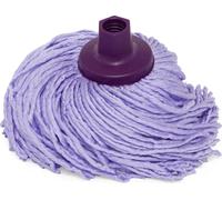Mery| Mop microfibre Super absorbant Tête extra large Ne laisse pas de traces En croix Durabilité accrue Filetage universel Couleur : lilas, 22 cm