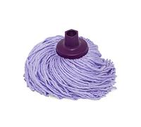 Mery Nettoyage en microfibre Super absorbant Tête extra large Coton de haute qualité Tressage croisé spécial Durabilité accrue Adaptateur fileté français Couleur: Lilas, 26 cm