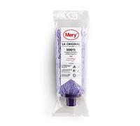 Mery Frange microfibre 136 g pour seau bi-bac 26 cm Tête extra-large Lilas avec adaptateur fileté