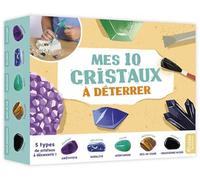 Mes 10 cristaux à déterrer - 10 cristaux - David Partington - Auzou Philippe Eds - Jeux livres objets