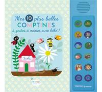 Mes 10 plus belles comptines à gestes à mimer avec bébé - Marie Deloste - Thomas Jeunesse - cartonné - Comptine, chant