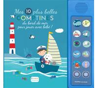 Mes 10 plus belles comptines sonores du bord de mer pour jouer avec bébé - Marie Deloste - Thomas Jeunesse - cartonné - Comptine, chant