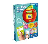 Clementoni – Jouet éducatif Mes 100 Premiers Mots Bilingues – 2-4 ans – 50 cartes Français-Anglais