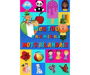 Mes 100 premiers mots Irlandais: Apprendre l’Irlandais enfants 2 à 6 ans, bébé et maternelle | Imagier : 100 belles images couleur avec mots en Gaélique Irlandais et Français