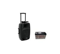 MES-12BT2 Enceinte PA mobile 30.48 cm 12 pouces à batterie, sur secteur
