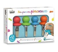 Mes 1ers Pinceaux - Coffret de 4 Pinceaux Ergonomiques pour Bébé dès 12 Mois - Idéal pour l'Éveil Sensoriel m CALENDRIER DE L'AVENT