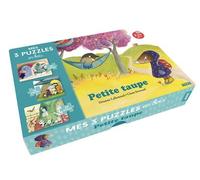 Mes 3 puzzles en bois - Petite taupe - Orianne Lallemand - Auzou Philippe Eds - Jeux livres objets