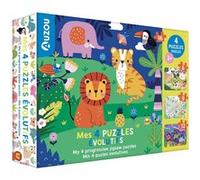 Mes 4 puzzles évolutifs Auzou 43 pièces Multicolore G
