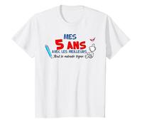 Mes 5 Ans avec Les Meilleurs Tout Le Monde Signe T-Shirt