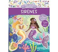 Mes 500 autocollants creatifs - sirenes - Ophélie Ortal - Auzou Philippe Eds - broché - Document jeunesse