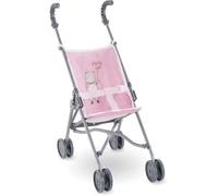 Mes Accessoires Poupons Corolle Bb36/42/52 Poussette Canne Rose