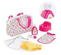 Mes Accessoires Poupons Corolle Bb36 Coffret Accessoires À Langer Fleuri