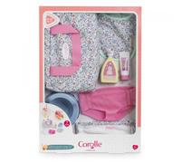 Mes Accessoires Poupons Corolle Bb36 Coffret Accessoires À Langer Floral