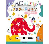 Mes actis à l'infini - Les animaux - Livre de jeux et d'activités avec feutre effaçable - Dès 4 ans