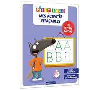 Mes activités effaçables p'tit loup - lettres bâtons