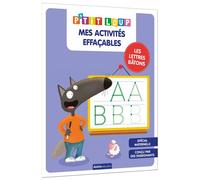 Mes activites effacables p'tit loup - lettres batons - Orianne Lallemand - Auzou Éditions - broché - Scolaire / Universitaire