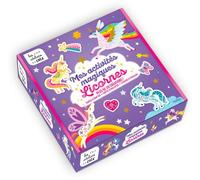 Mes activités magiques Licornes Plus de 20 créations. Cartes à gratter - cartes à pailleter - stickers à strasser - Léa Fabre - Fleurus - broché - Document jeunesse