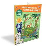 Mes Affiches À Stickers Animaux Du Monde - Avec 5 Affiches, 1 Planche De Modèles Et + De 300 Stickers Repositionnables !