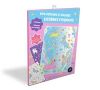Mes affiches à stickers - Licornes magiques - Avec 5 affiches et plus de 300 stickers repositionnables ! - Collectif - Mila Boutan Eds - Jeux livres objets