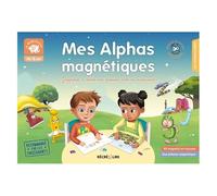 Mes Alphas Magnetiques - Avec 60 Magnets En Mousse Et Une Ardoise Magnétique