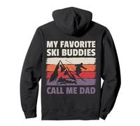 Mes Amis de Ski préférés m'appellent Papa Funny Skiing Sweat à Capuche