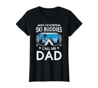Mes Amis de Ski préférés m'appellent Papa - Super fête des pères T-Shirt Graphique avec Valeur