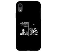 Mes amis profitant de passe-temps adaptés à l'âge Comparez avec moi Coque pour iPhone XR