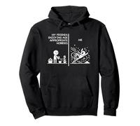 Mes amis profitant de passe-temps adaptés à l'âge Comparez avec moi Sweat à Capuche