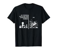 Mes amis profitant de passe-temps adaptés à l'âge Comparez avec moi T-Shirt