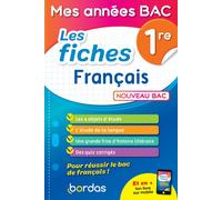 Mes années Bac - Les fiches Français 1re - Mathieu Meyrignac - Bordas - broché - Scolaire / Universitaire