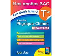 Mes Années Bac Pour réussir le jour J Spécialité Physique-Chimie Tle - David Dubus - Bordas - broché - Scolaire / Universitaire