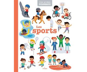 MES ANNÉES POURQUOI - Les Sports - Dès 4 ans - Charlotte Malinge - Milan Eds - cartonné - Document jeunesse