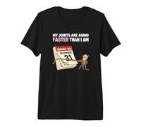 Mes articulations vieillissent Plus Vite Que Je suis Senior Citizen T-Shirt Haut de Gamme