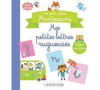 Mes ateliers Montessori : Petites lettres rugueuses