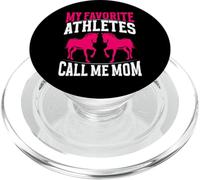 Mes athlètes préférés m'appellent Maman Horse Mom PopSockets PopGrip pour MagSafe