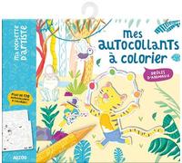 Auzou – Mes autocollants à colorier Drôles d'animaux : Avec plus de 170 autocollants