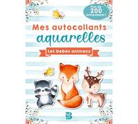 Mes autocollants aquarelles - Les bébés animaux