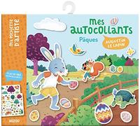 Mes autocollants pâques - augustin le lapin