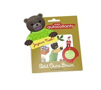 Mes autocollants Petit Ours Brun - Joyeux Noël !