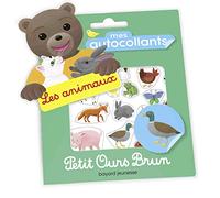 Mes autocollants Petit Ours Brun - Les animaux