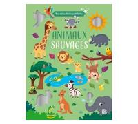 Mes autocollants scintillants - Animaux sauvages - Carlo Beranek - Le Ballon Eds - broché - Document jeunesse