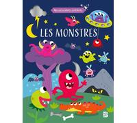 Mes autocollants scintillants - Les monstres - Collectif - Le Ballon Eds - broché - Document jeunesse