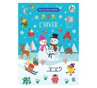 Mes autocollants scintillants - L'hiver - Collectif - Le Ballon Eds - broché - Document jeunesse