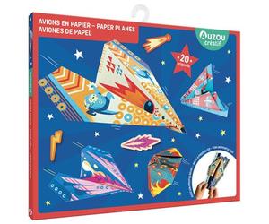 Mes avions en papier - Elias Sounas - Auzou Philippe Eds - Coffret - Document jeunesse