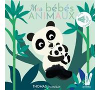 Mes bébés animaux Livre sonore Livre sonore bébé à toucher dès 6 mois avec grandes piles AAA alcalines incluses - Elena Brusi - Thomas Editions - cartonné - Album éveil dès la naissance